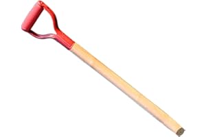 75cm T Type Shovel Replacement Handle Highly Strength Wood Shaft Ergonomic Grip Gardening Tool for Tight Storage Space Garden