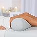 EARTHLITE Bolster Pillow Fluffy – Durable Massage Bolster, 100% PU Upholstery incl. Strap Handle/Professional Quality for Massage Tables/Back Pain Relief-Vanilla Creme