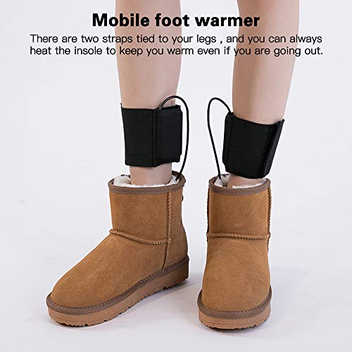 Heated Insoles Rechargeable Battery Powered Winter Insole Foot Warmer