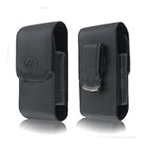 BRAND NEW BLACK VERTICAL LEATHER COVER BELT CLIP SIDE CASE POUCH FOR VERIZON Samsung Brightside SCH-U380