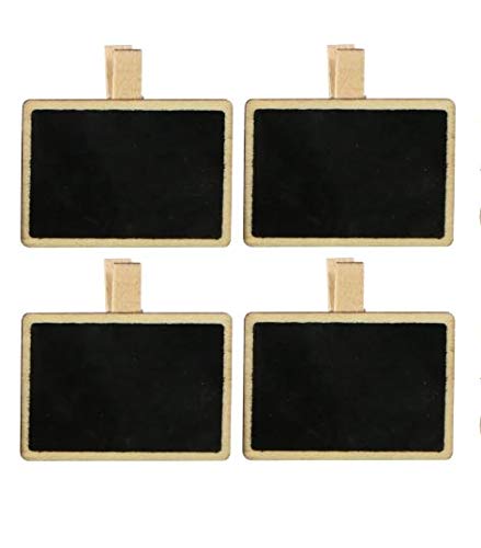 Chalkboard Tags with Clothespins, 4-ct. Packs, 1.75x2in Each