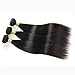 Peiyulex Brazilian Straight Hair 3 Bundles Grade 10A Virgin Straight Human Hair Bundles Natural Black Color Hair Weave k