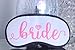 Bride and Bridesmaids Sleep Mask Gift Set : Set of 8 - Bachelorette Party Supplies, Favors, Decorations, Bride Tribe, Bachelorette Party Gifts, Bachelorette Party Accessories, Bride to be Party Pack