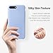 TORRAS Love Series iPhone 8 Plus Case/iPhone 7 Plus Case, Liquid Silicone Gel Rubber Case with Soft Microfiber Cloth Lining Cushion Compatible with iPhone 8 Plus/iPhone 7 Plus, Light Blue