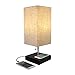 Table Lamp with Wireless Phone Charging Base | Qi Wireless Charging Standard | Compatible with iPhone and Samsung Galaxy