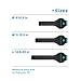 Hydrosleeve Package - Armband Hydration System for Runners and Athletes - Black/Blue (Small)
