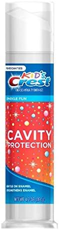 Kid's Crest Anticavity Fluride Toothpaste Pump of 4.2 oz With Sparkle Fun Flavor , 6 Pk
