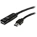 StarTech.com 16.4ft Active USB 3.0 (5Gbps) Extension Cable with AC Power Adapter - Shielded - Male to Female USB USB 3.2 Gen1 Type A Extender, TAA (USB3AAEXT5M)