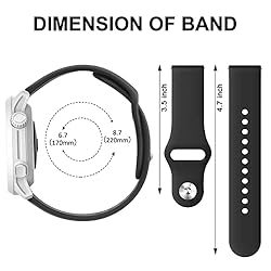 Amzpas Silicone Band for Coros PACE 2/ APEX
