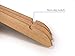Topline Classic Wood Suit Hangers - 20 Pack (Natural Finish)