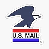 U.S. Mail (Old Logo) Sticker - Sticker Graphic