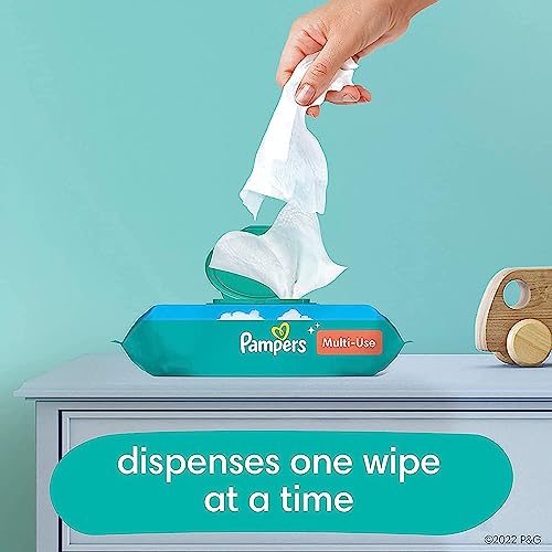 Pampers Baby Wipes MultiUse Clean Breeze 3X PopTop Packs 168 Count