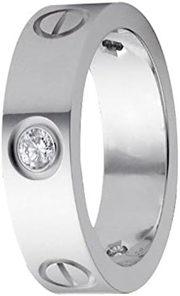 Love Ring Lifetime Titanium Stainless Steel Couples Wedding Engagement Anniversary Engraved Bands
