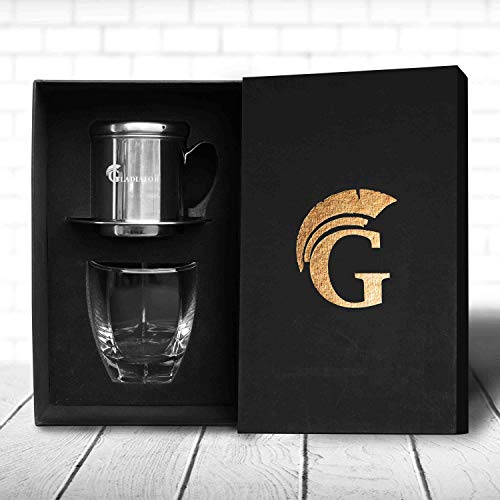 Vietnamese Coffee Maker Filter Phin, Small French Press Portable Cup, Single Serve Coffee Makers