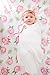 Premium Fitted Cotton Crib Sheet/Toddler Sheet Grace Floral by Copper Pearl