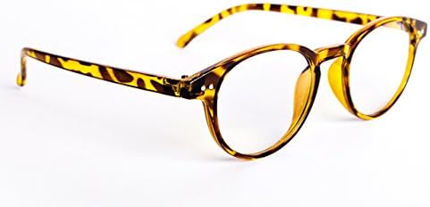 DEVIES GLASSES - Vivian - Tortoise Shell Frame - Premium Computer Glasses - Digital Eye Strain and Headache Relief - Blue Light Blocking Glasses - Reading Glasses 1.25 Magnification - Includes Case