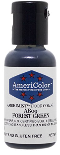 AmeriColor AmeriMist Forest Green Airbrush Food Color, .65 oz.