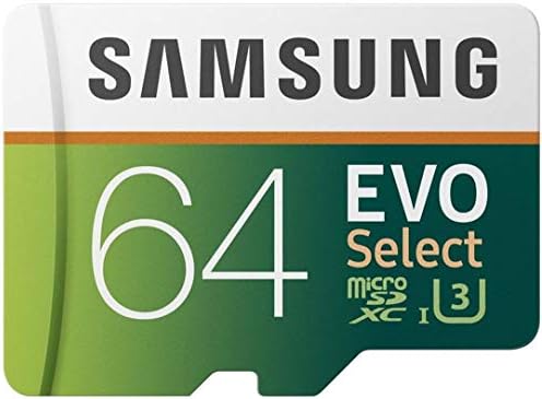 Samsung 64GB 100MB/s EVO Select Micro SDXC Memory Card (MB-ME64GA/EU)