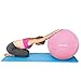 Trideer Exercise Ball (Pink, 65 cm)