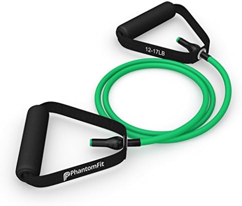 Phantom Fit Resistance Bands with Handles - Exercise Tube Band with Handle for Boxing, Home Workouts, Physical Therapy, Strength Training