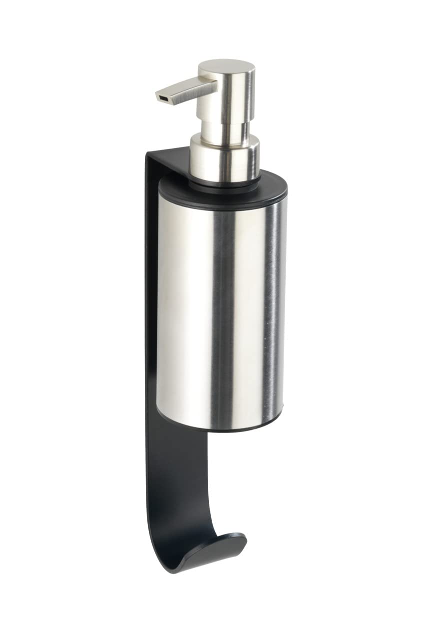 WENKO Turbo-Loc® - Soap Dispenser and Holder (Stainless Steel)