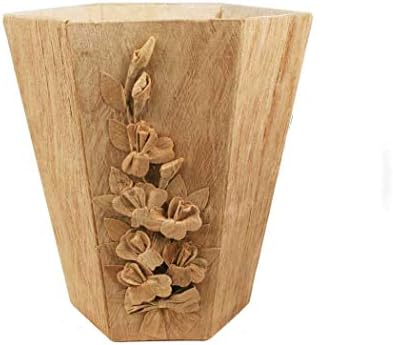Life Arts Flaura Regular Bark Handmade Waste Paper Basket (30cm x 25cm x 15cm)