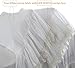 Queen's House White Pillowcases Vintage Farmhouse Crochet Pillow Cover Queen Shams Set of 2-Style F