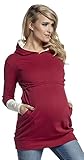Happy Mama. Womens Nursing Hoodie Breastfeeding Contrast Detail Maternity. 137p