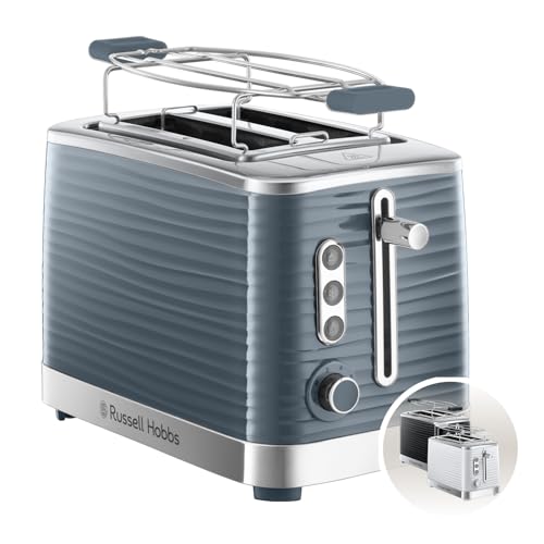 Russell Hobbs Grille Pain 2 Fentes Extra Larges Inspire Gris, 24373-56