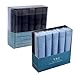 Ten pack cotton handkerchiefs mens wholesale with gift box --Blue MH1071 One Size Blue