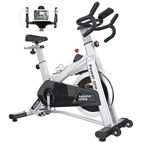SNODE Indoor Cycling Bike Adjustable Resistance, Heavy Duty Indoor