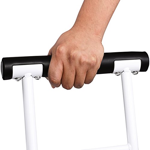 Vaunn Medical Bathroom Adjustable Height Toilet Rail Grab Bar and