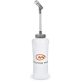 Orange Mud 600ml Soft Flask - UltraFlask (One Bottle) - Collapsible Hydration Bottle with Sport Cap & Hose - Pocket Fit, BPA-Free, Anti-Slosh Design