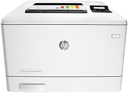 HP M452dn LaserJet Pro Colour Printer - White (HP M452dn + Full XL OEM Toner Bundle)