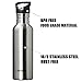 TOPOKO 25 Oz Stainless Steel Water Bottle Single-Layer Sports Bottle Flip Top Spout With Nylon Sleeve