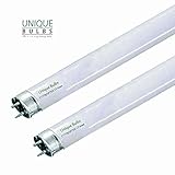 (Pack of 2) F17T8/750 24' 17 Watt STRAIGHT T8 fluorescent tube light bulb,