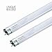 (Pack of 2) F17T8/750 24' 17 Watt STRAIGHT T8 fluorescent tube light bulb,
