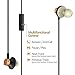 Omars Wood in-Ear Headphones Earbuds, High Definition Cherrywood Wired Headset with Mic Earphones Compatible with 3.5mm Jack iPhone, iPad, Car Kit, Huawei, Nokia, Tablet, iPod, MP3 Devices, ect.