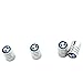 MirosCar Tire Air Valve Caps Stem Cover Universal Fits ALL Cars Trucks SUV Bike & Bicycle Motorcycle & Car Tire Valve Stem Caps For BMW