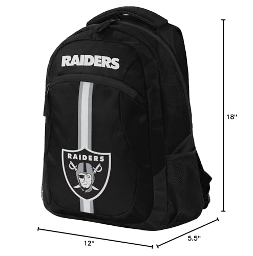 FOCO Las Vegas Raiders NFL Action Backpack