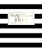 Weekly Planner 2019, 12 Months January - December 2019: Classic Black & White Stripe Agenda Book, 2019 Splendid Planner by Splendid Planners