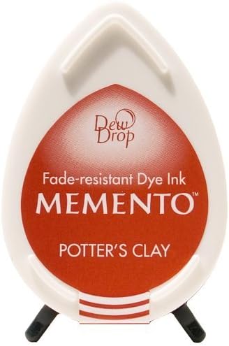 Memento Dew Drop Ink Pads Tsukineko Dew Drop Pad, Potters Clay by Memento Dew Drop Ink Pads