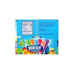 Pop Ice Assorted Flavors Popsicles,1.5 Ounce