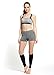 Buttons & Pleats Calf Compression Sleeve for Women & Men - Footless Leg Sleeves Socks - Boosts Circulation - Reduces Fatigue - Eases Shin Splints 1 Pair Black L/XL