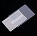 BeeSpring Click Down 10Pcs ID Cards Soft Clear Plastic Card Sleeves Protectors