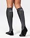 2XU Men's Performance Compression Run Sock, Titanium/Black, X-Large