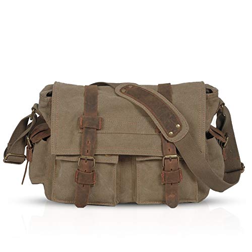 FANDARE New Vintage Messenger Bag Satchel College