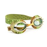 Swimming Goggles For Boys - Prehistoric Times Kids Swim Goggles By Bling2o (Carnivore Brown)