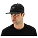 adidas Originals Men's Trefoil Chain Flatbrim Snapback Cap, Black-Black, One Size