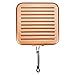 MasterPan Copper tone 11-inch Ceramic Non-stick Square grill pan